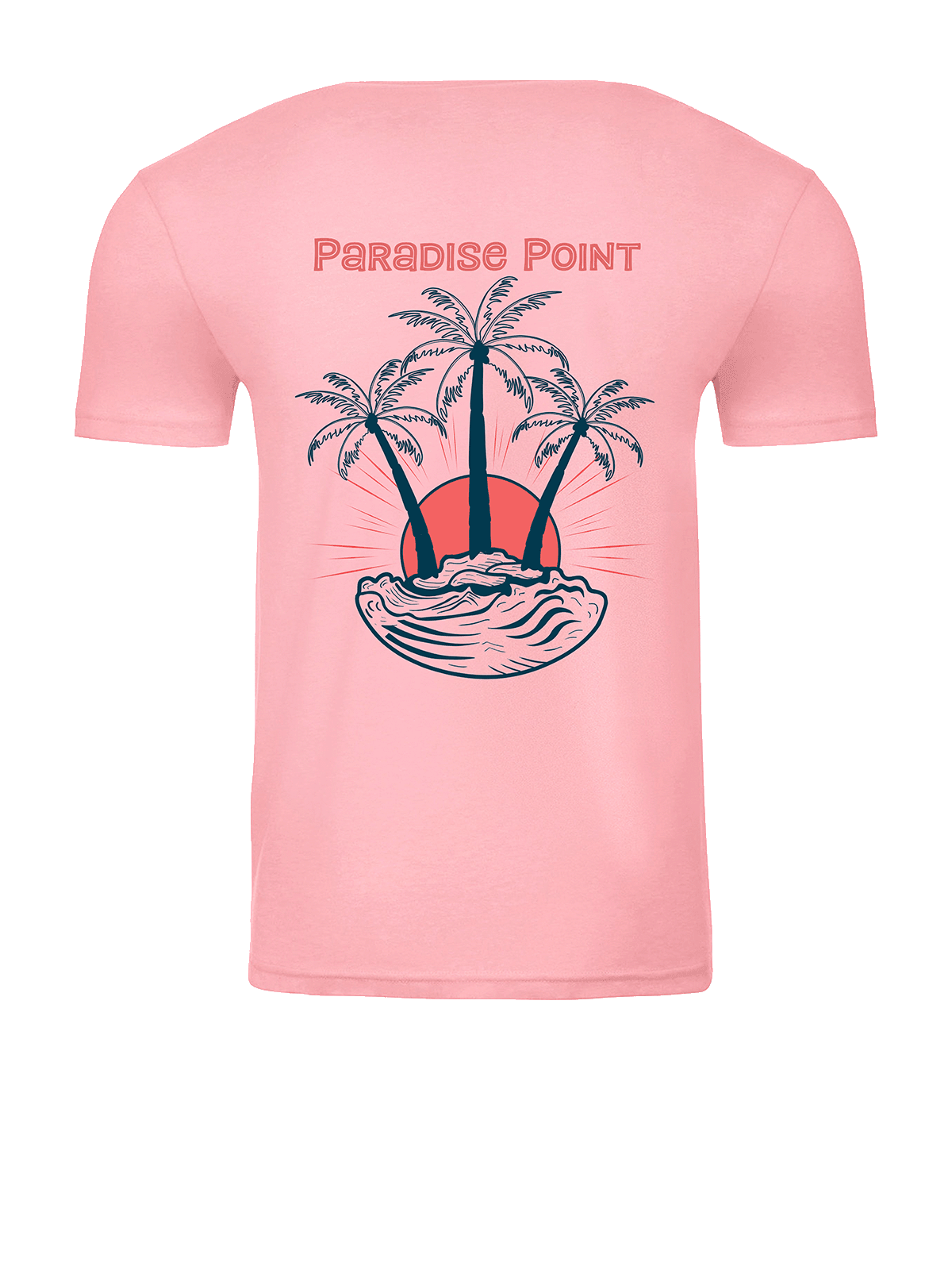 Paradise Point Unisex Lightweight Breathable Every-Day Wearable Comfort T-Shirt Adventure-ready Polyester Cotton Blend Jersey